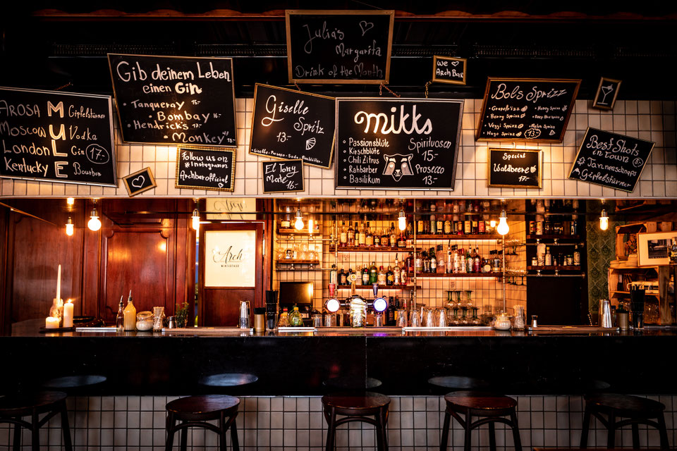 Blick in die Arch Bar in Winterthur